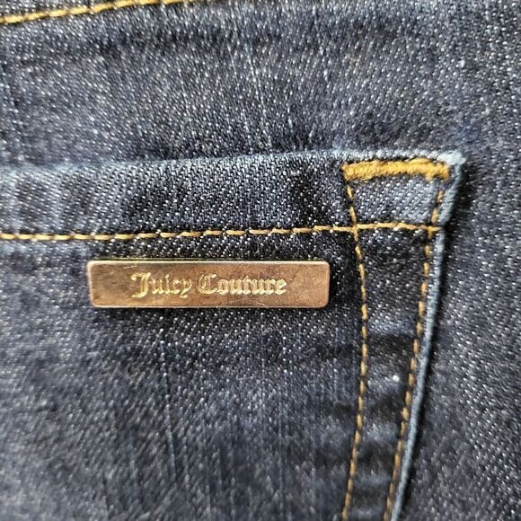Juicy Couture Med-Dark Wash Skinny Jeans Women’s Size 29 Stretch - Picture 5 of 8